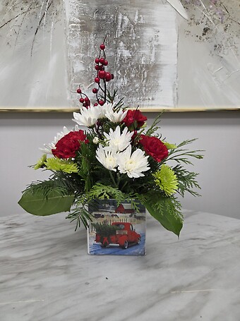 Country Christmas Centerpiece