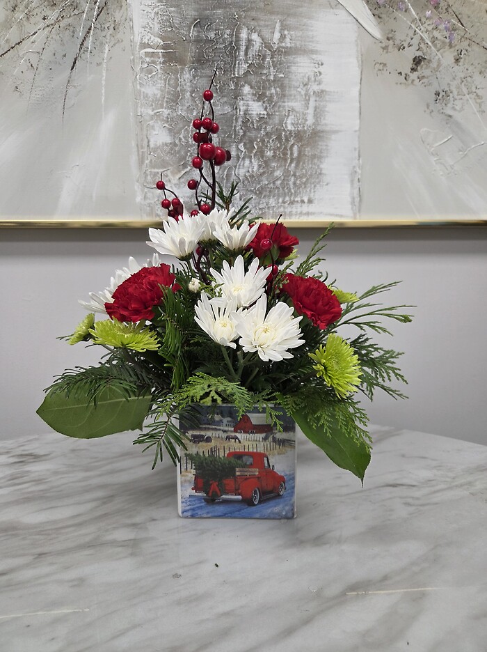 Country Christmas Centerpiece